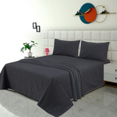 Ineffable  3 Pcs King Size Bedding Set Black
